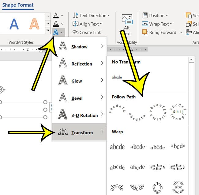 Cómo curvar texto en Word para Office 365 Tutorial gratuito de Excel