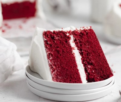 Red Velvet Cake: This silky red velvet cake recipe is tender