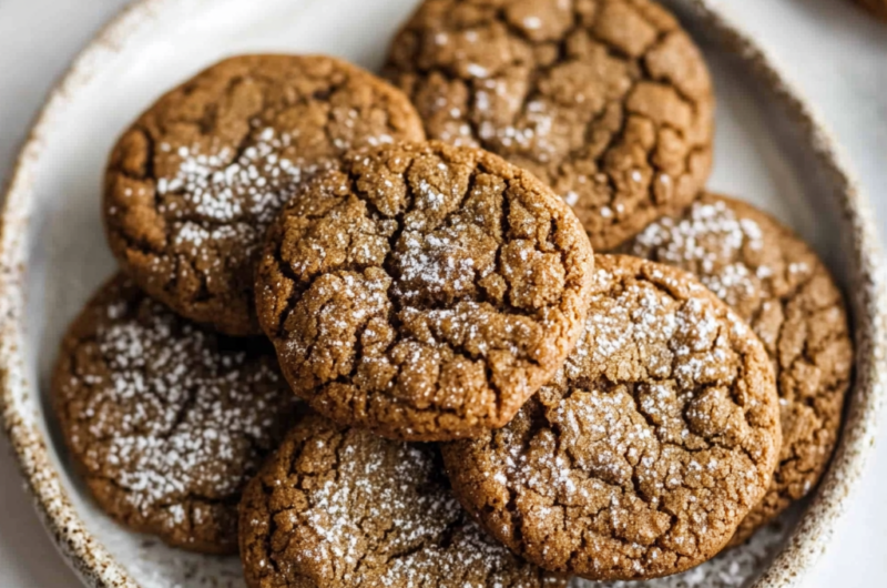 Super Soft Molasses Cookies
