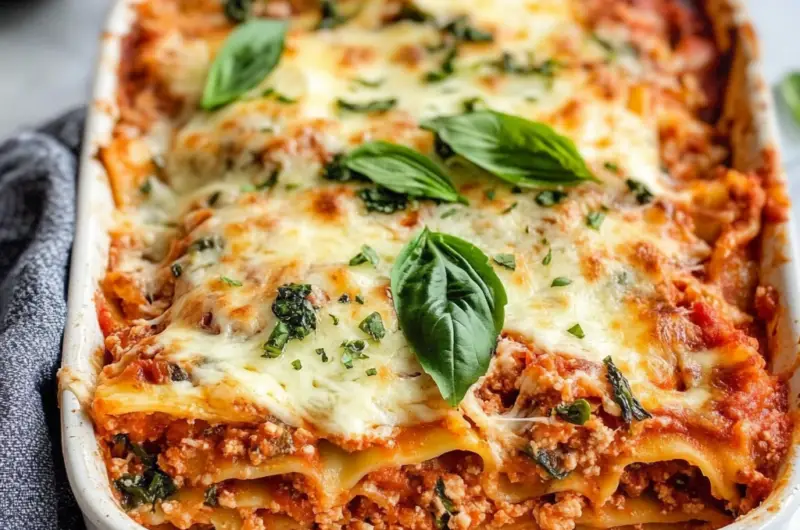 Healthy Turkey Lasagna Recipe