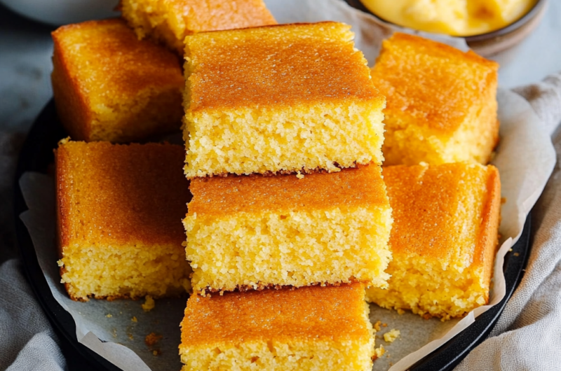 The Best Fluffy, Moist Cornbread Recipe