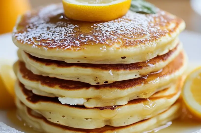 Lemon Ricotta Pancakes Recipe