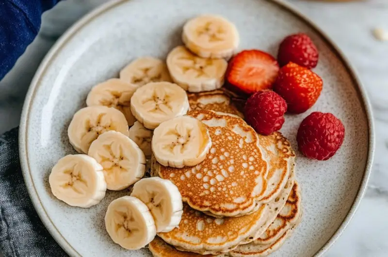 Kid-Friendly 4-Ingredient Banana Pancakes