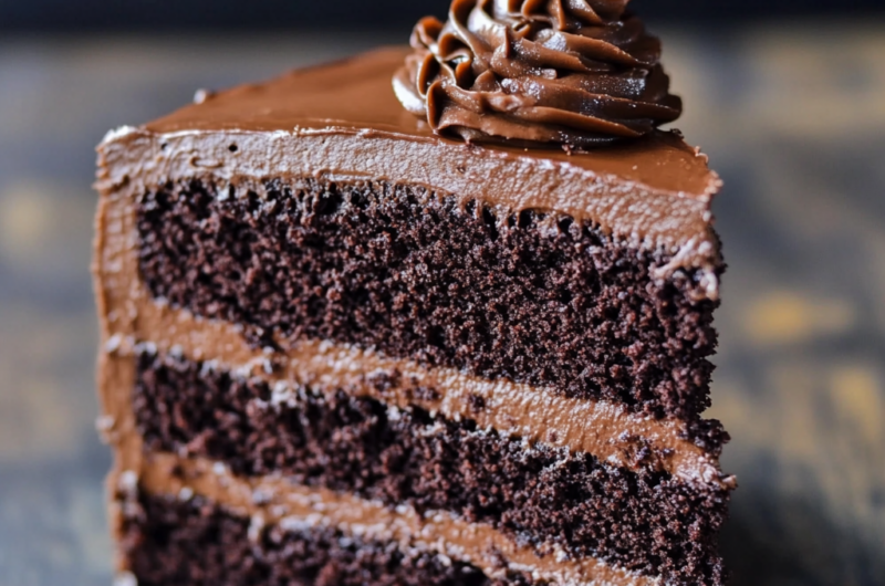 Legendary Chocolate Cake Recipe with the Best Chocolate Buttercream Frosting