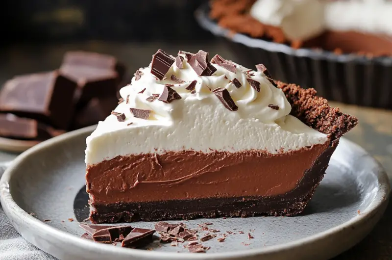 No-Bake Chocolate Cream Pie