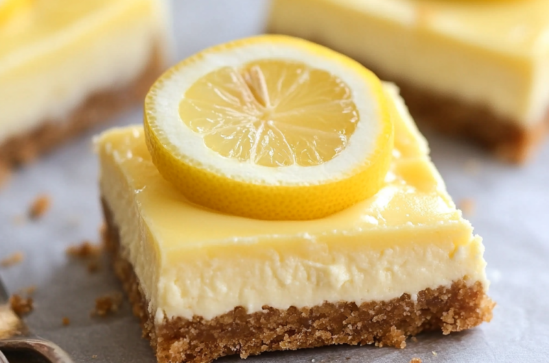 Lemon Cheesecake Bars