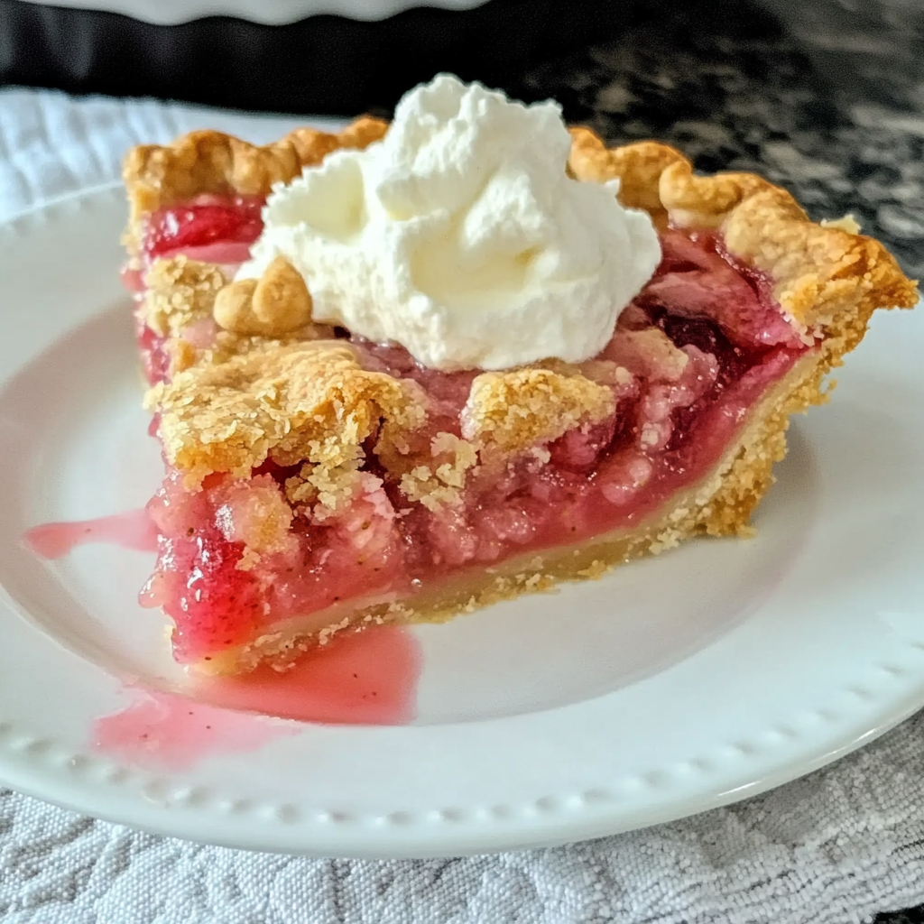 Strawberry Rhubarb Pie Recipe Easy homemade recipes