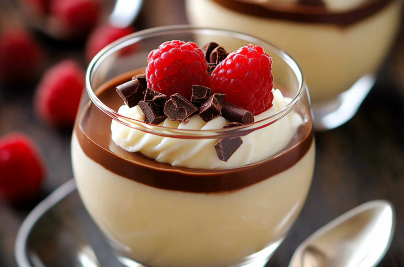 Vanilla Mousse with Chocolate Recipe
