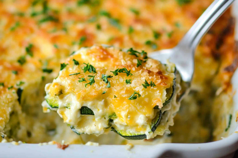 Cheesy Zucchini Casserole Recipe