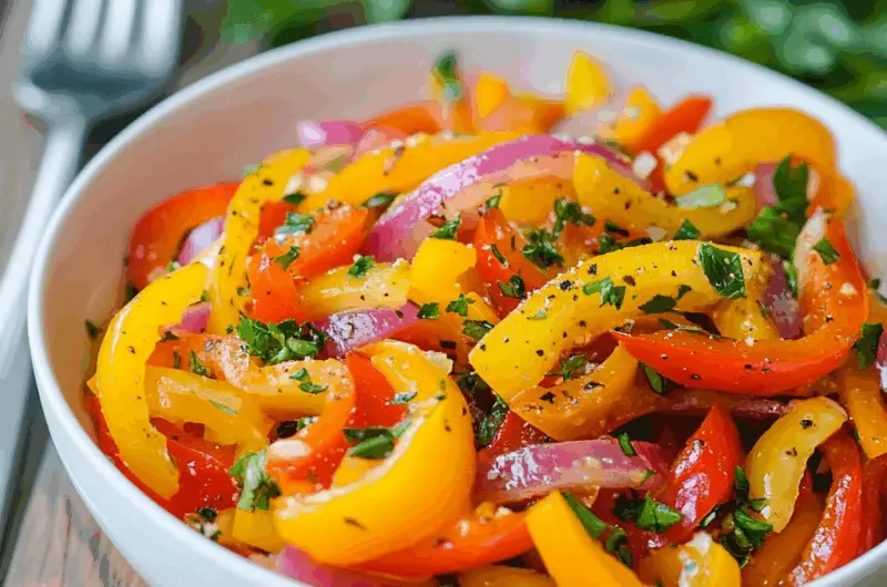 Zesty Mini Bell Pepper Salad