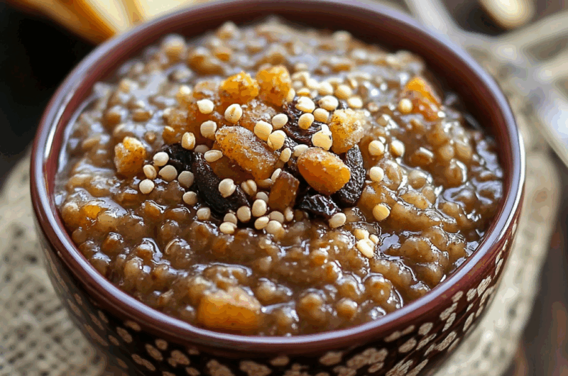 Kutia (Sweet Wheat Berry Pudding)