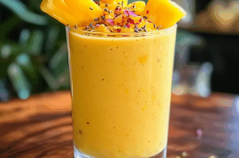Tropical Mango Pineapple Smoothie Recipe