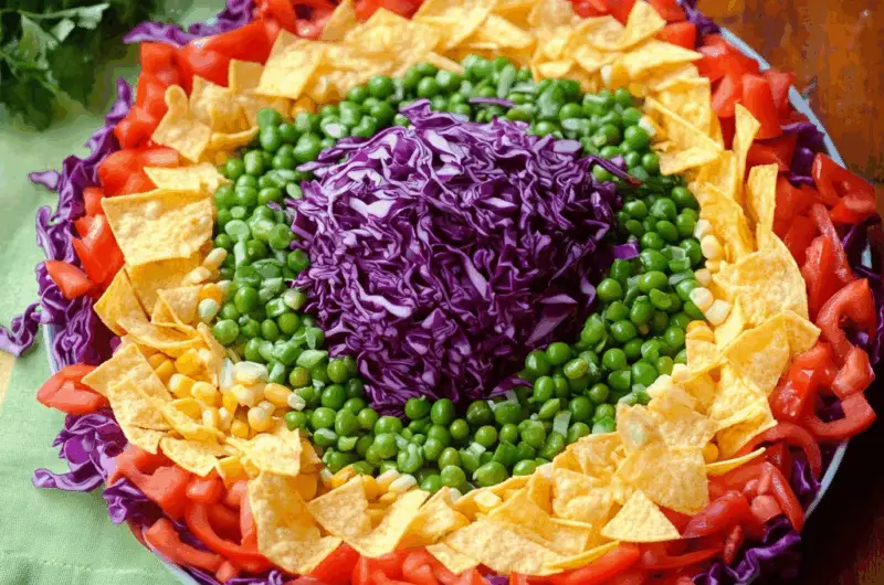 Red Cabbage Wreath Salad Recipe