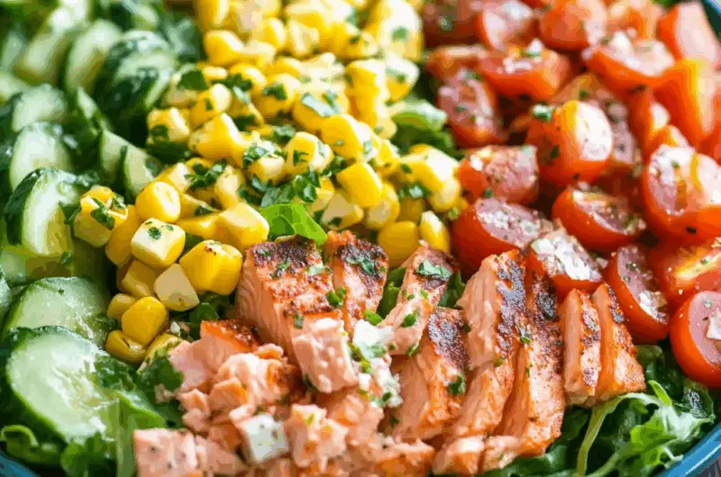 Salmon Cobb Salad Recipe