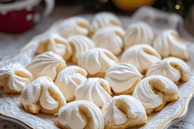 Meringue Shell Cookies (Rakushki)