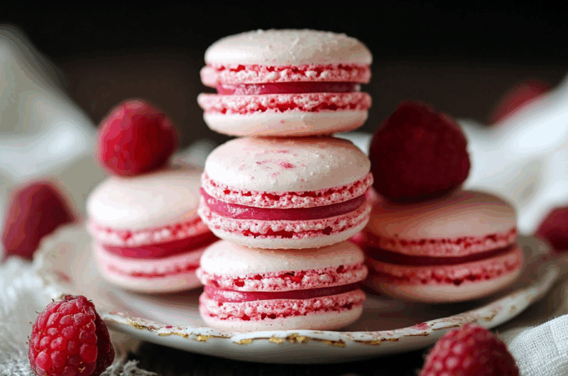 Raspberry Macarons Recipe