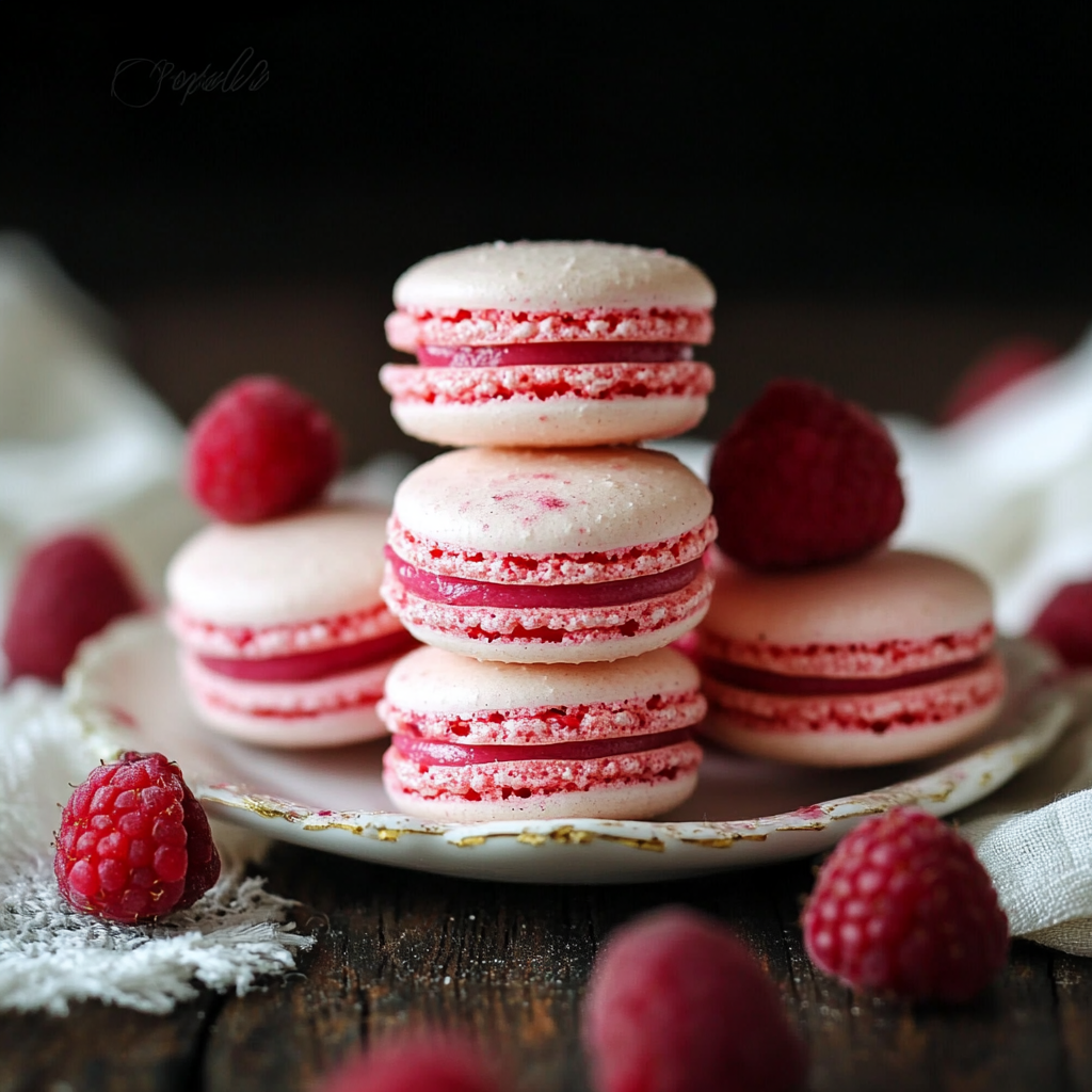 Raspberry Macarons Recipe - Easy homemade recipes