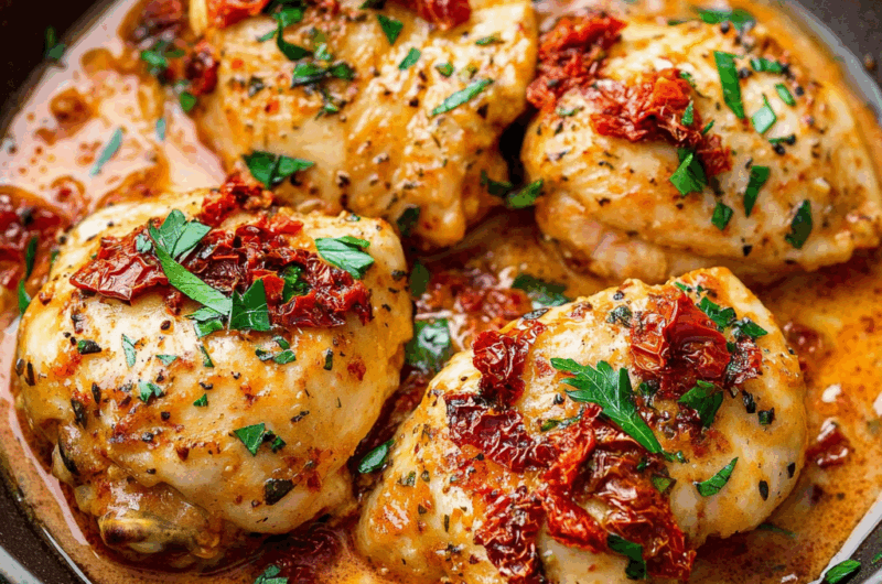 Sun-Dried Tomato Chicken Recipe