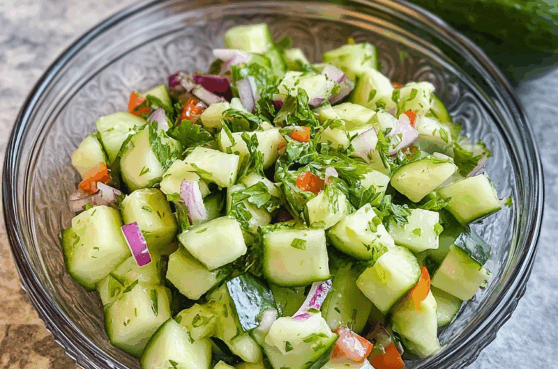 Fresh Cucumber Salad Recipe