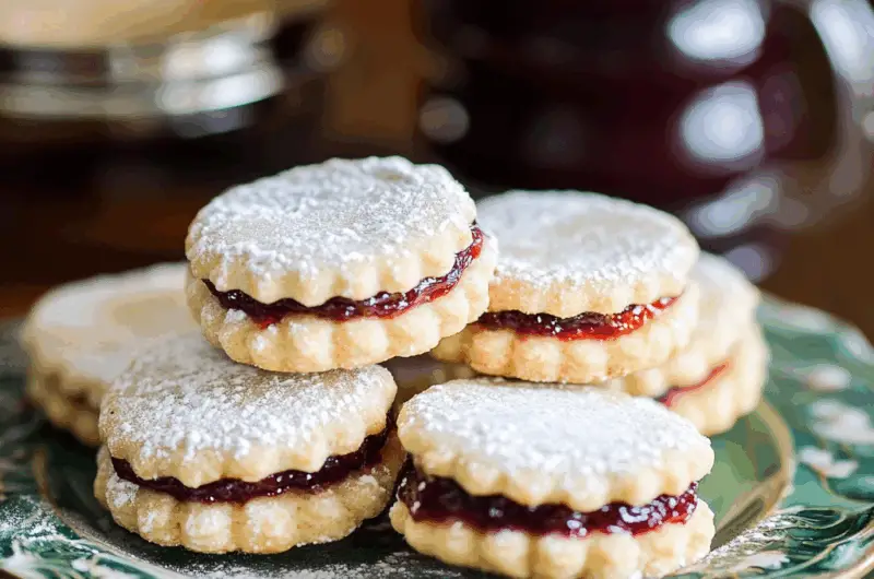 Jam Filled Sandwich Cookies (Zirochki)