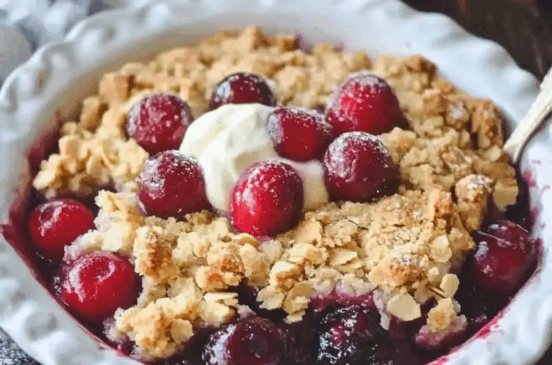 Cherry Crumble Recipe