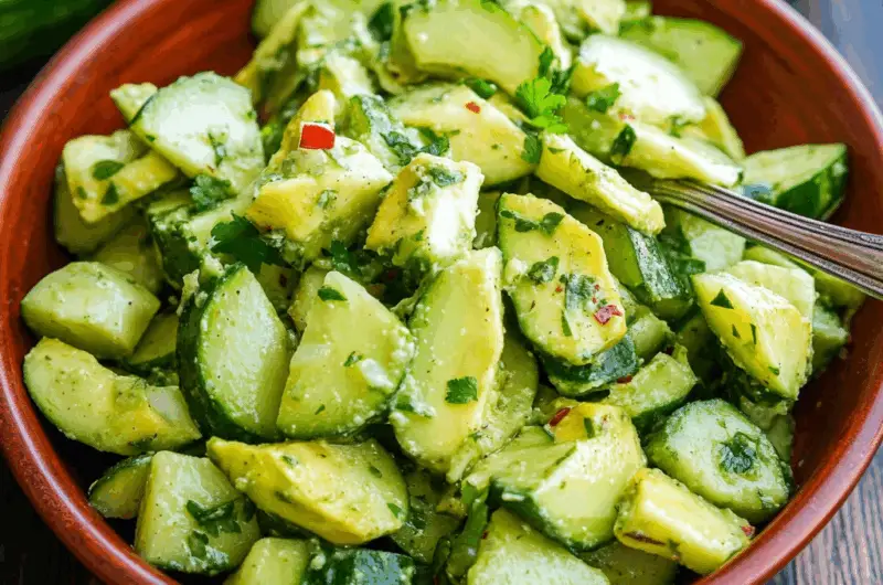 Avocado Cucumber Salad Recipe