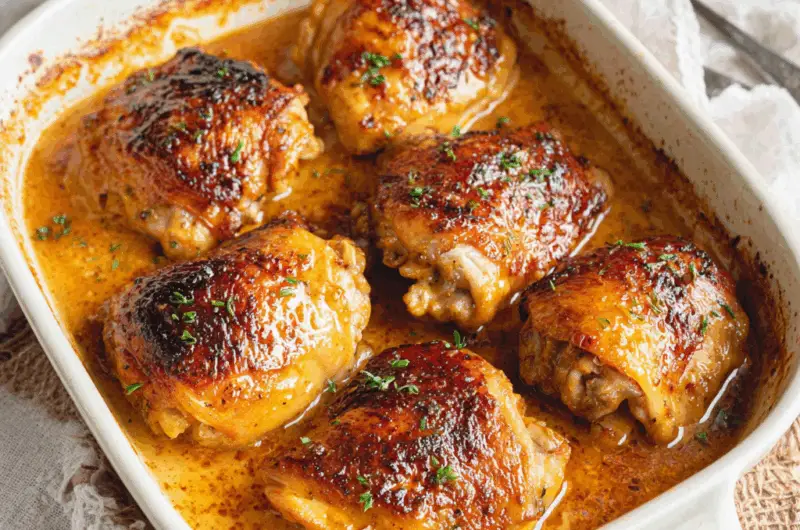 Honey Mustard Chicken Thighs