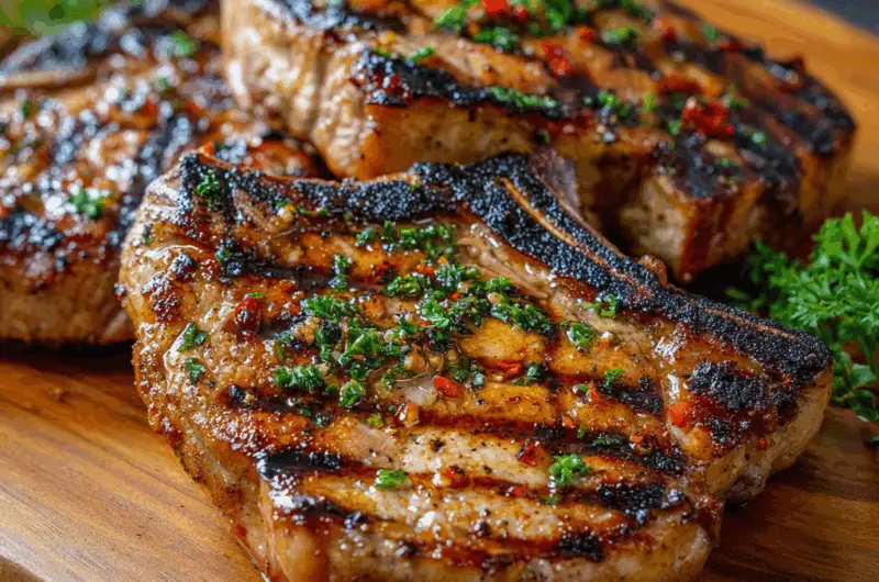 Juicy Grilled Pork Chops