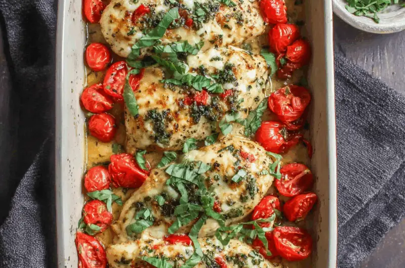Easy Italian Baked Chicken Breast