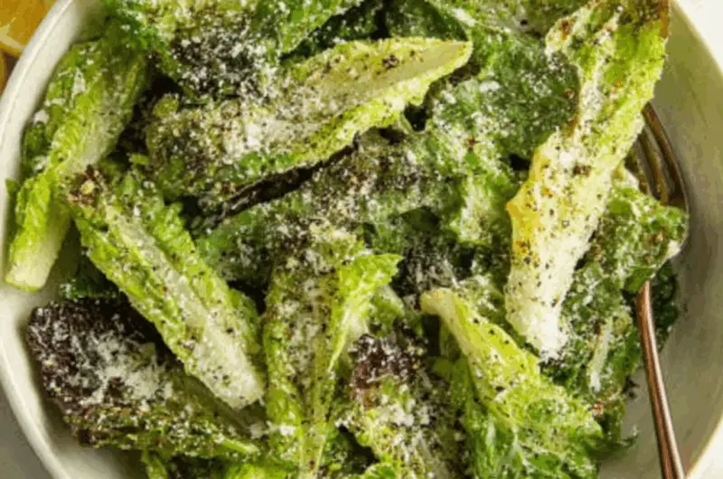 Lemon Parmesan Lettuce Salad