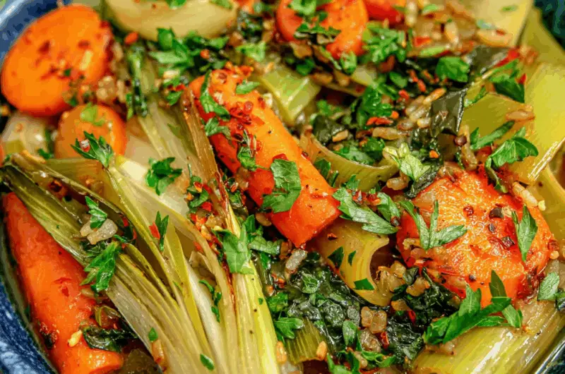 Easy Turkish-Style Leeks in Olive Oil