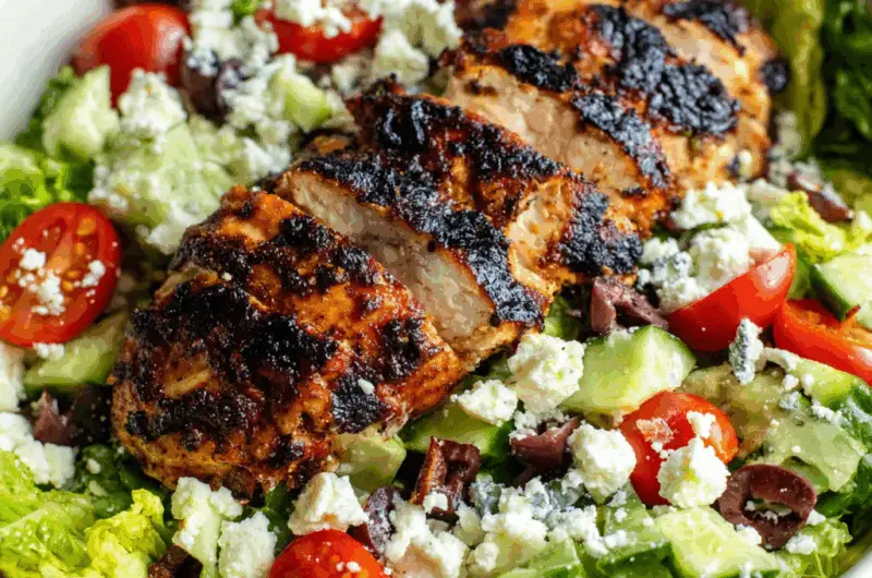 Greek Grilled Chicken Salad