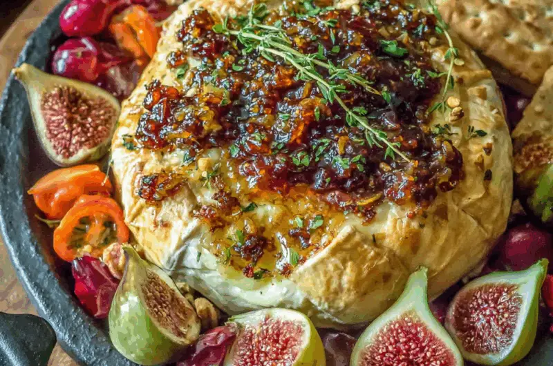 Baked Brie with Fig Jam