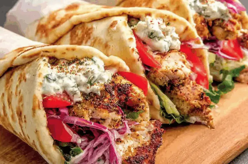 Greek Chicken Gyros