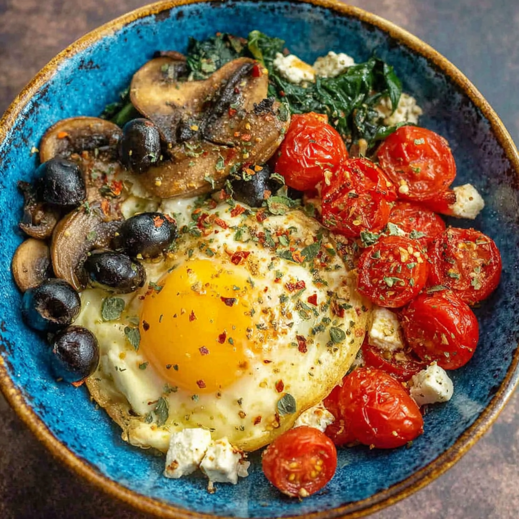 Mediterranean Savory Breakfast Bowls - Easy homemade recipes
