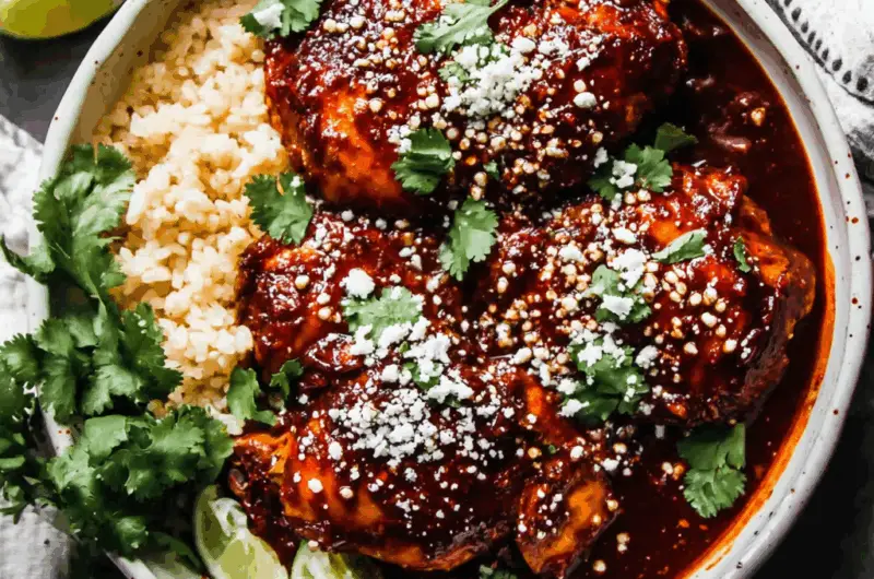 Authentic Mole Sauce with Chicken