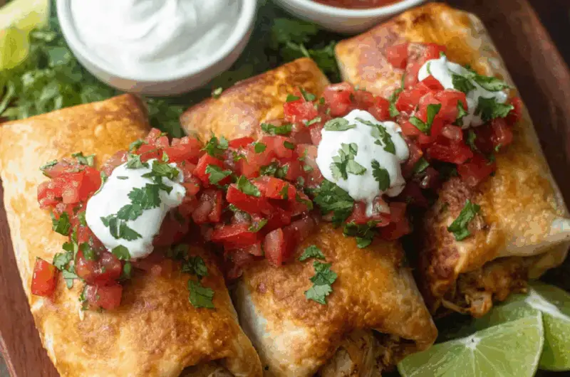 Chicken Chimichangas