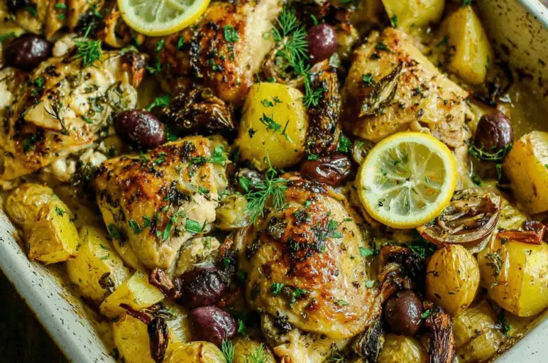Greek Chicken and Potatoes Recipe