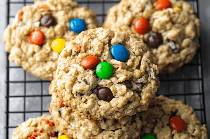 Thick and Chewy Monster Cookies