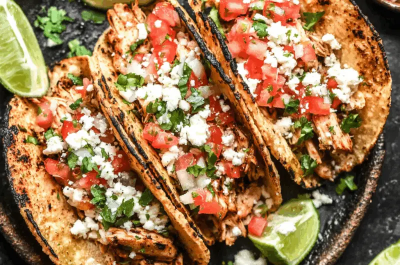 Grilled Chicken Street Tacos