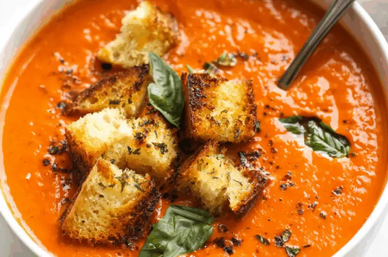 Creamy Tomato Basil Soup