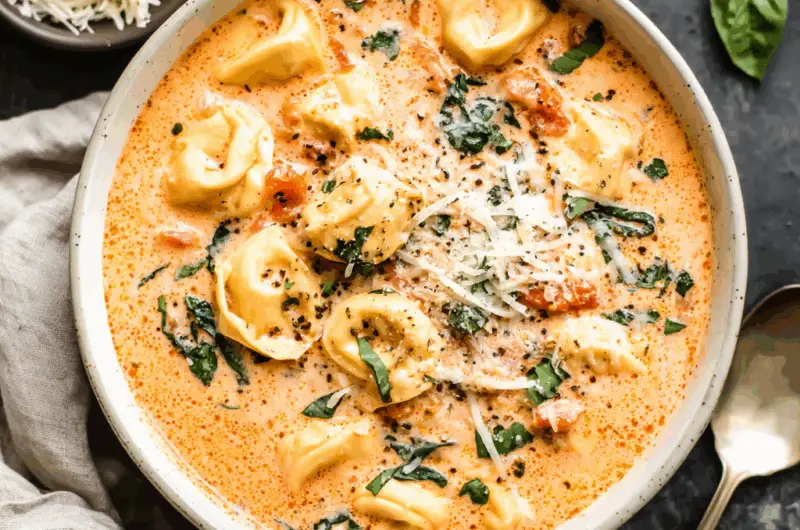 Creamy Tortellini Soup