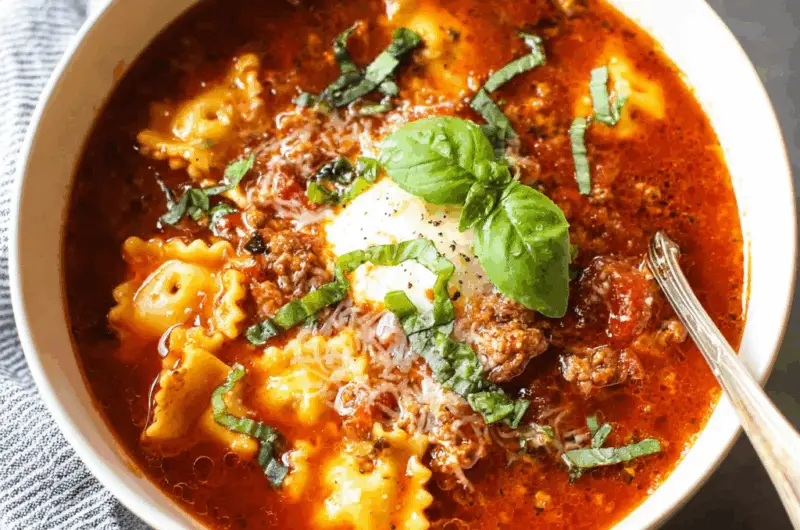 Lasagna Soup
