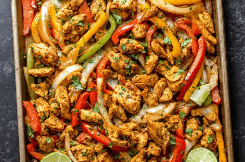 Sheet Pan Chicken Fajitas
